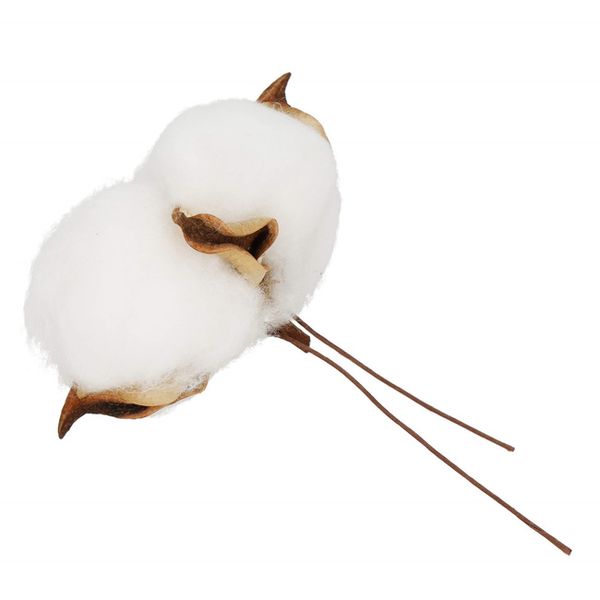 Sztuczna bawełna 12 szt. ozdoby świąteczne na druciku dekoracja do stroika zdjęcie 4