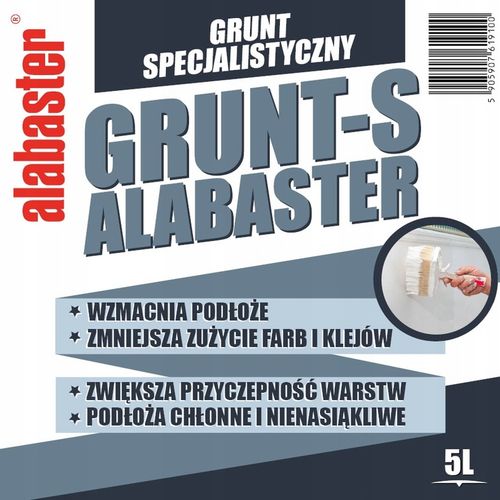 Grunt S Specjalistyczny 5L ALABASTER 103, penetrujący do ścian i podłóg na Arena.pl