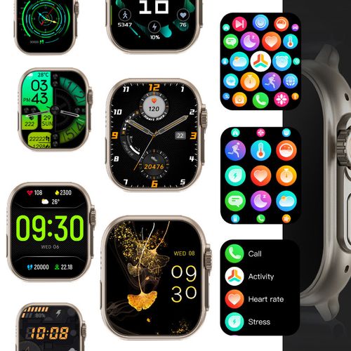 SMARTWATCH UNISEX Rubicon RNCF17 - BLUETOOTH CALL, ŁADOWANIE BEZPRZEWODOWE (sr059a) na Arena.pl