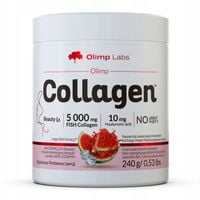 OLIMP COLLAGEN 240g KOLAGEN RYBI DO PICIA BIOTYNA WITAMINA C SKÓRA WŁOSY