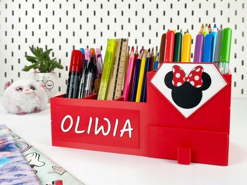 KAJAWIS Organizer na biurko XL przybornik kredki piórnik IMIĘ SZUFLADKA EKO na Arena.pl