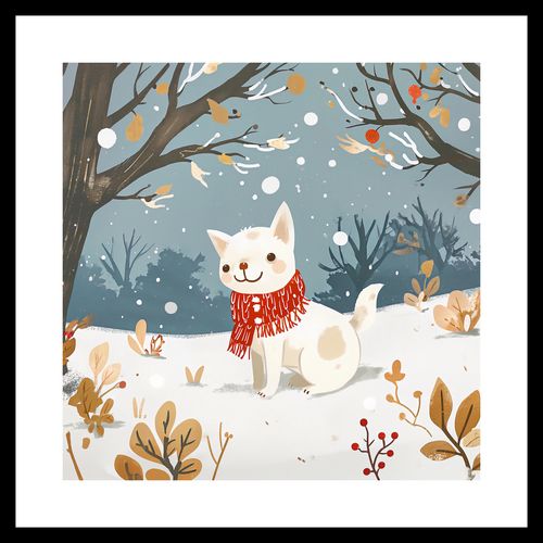 Plakat 40x40cm Śnieżny Kompan na Arena.pl