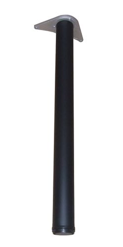 Noga do stołu blatu prosta czarna A 710 na Arena.pl