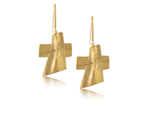 Kolczyki krzyże z kolekcji Vintage (P24/WIN/36AU)
