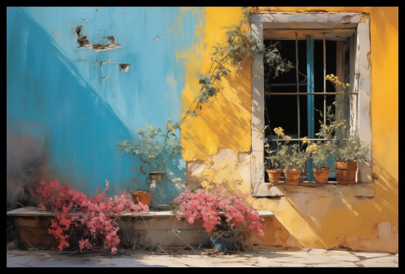 Plakat 60x40cm Słoneczna Ulica zdjęcie 2