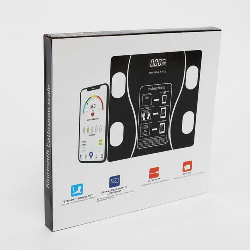 Waga łazienkowa analityczna inteligentna smart aplikacja do 180 kg na Arena.pl