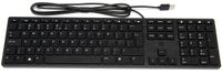Klawiatura HP 320K USB przewodowa czarna pełnowymiarowa z blokiem numerycznym 9SR37UT (duży enter)
