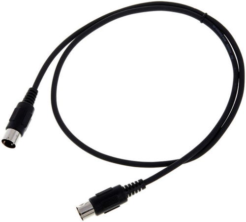 Kabel przewód audio sygnałowy MIDI DIN 5 pin 1 m the sssnake SK366-1-BLK na Arena.pl