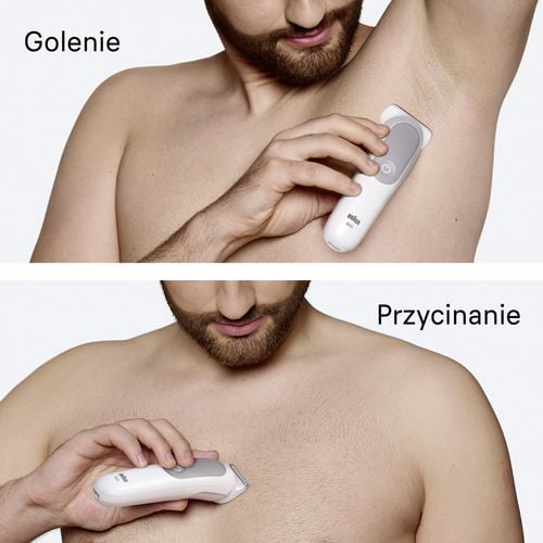 Trymer BRAUN BG5550 biało-szary na Arena.pl