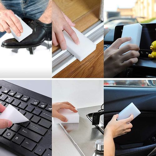 MAGICZNA GĄBKA do czyszczenia plam naczyń melaminy na Arena.pl