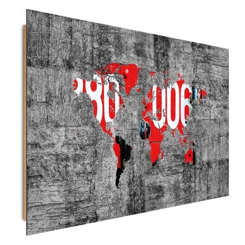 Deco Panel, Mapa świata na ścianie 100x70 na Arena.pl