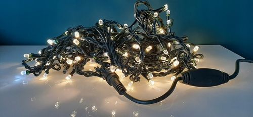 Kurtyna Świetlna LED 120 Sople Białe Ciepłe Flash Zewnętrzna IP44 8,7 m na Arena.pl