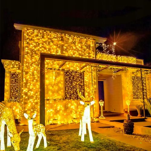 LAMPKI CHOINKOWE 1000 LED MULTI KOLOR 63M WEWNĘTRZNE ZEWNĘTRZNE ŚWIATEŁKA na Arena.pl