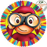 Opłatek na tort Ciekawski George