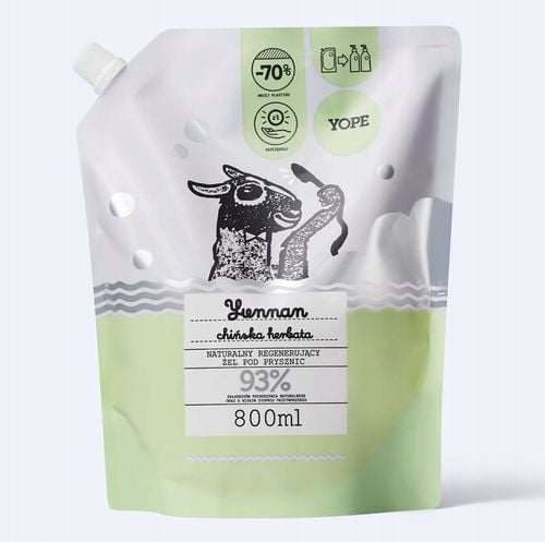 YOPE Żel pod prysznic Yunnan REFILL 800 ml na Arena.pl