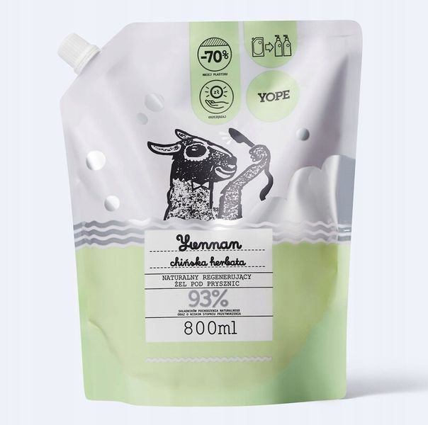 YOPE Żel pod prysznic Yunnan REFILL 800 ml zdjęcie 3
