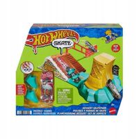 HOT WHEELS SKATE ZESTAW TOR DESEROWY SKATEPARK DESKOROLKA BUTY FINGERBOARD