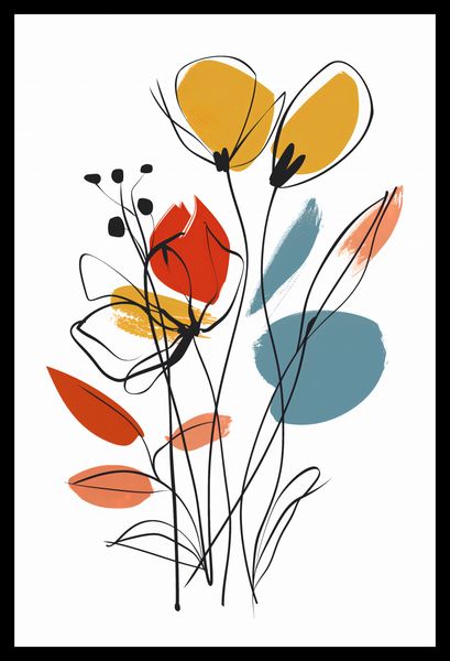 Plakat 30x45cm Ogród przy Lecie zdjęcie 2