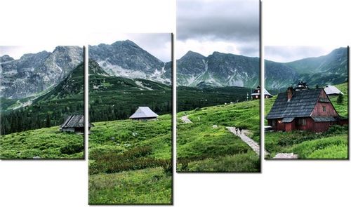 140CM 70 OBRAZ CHATY TATRZAŃSKIE ŚCIENNY na Arena.pl