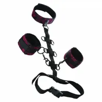 calexotics scandal collar body restraint czerwono-czarny komplet