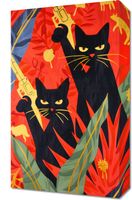 Obraz 30x50cm Dżungla w Odcieniach Nocy