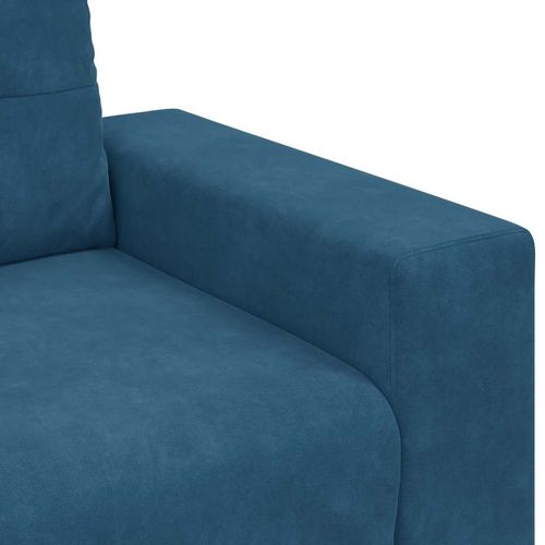 Sofa Fotel Niebieski 59 cm Aksamit na Arena.pl