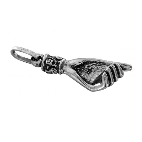 SREBRNY WISIOREK DŁOŃ RĘKA SREBRO PRÓBY 925 na Arena.pl