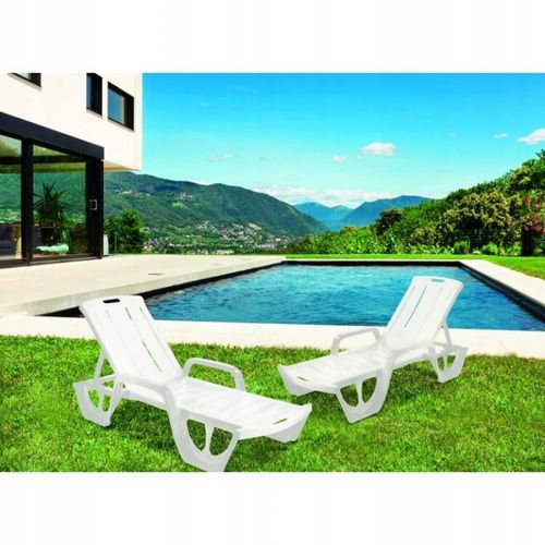 LEŻANKA basenowa profilowana FLORIDA biała SPA na Arena.pl