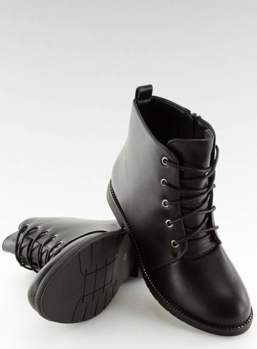 Botki sznurowane czarne 3085 BLACK - 41 na Arena.pl