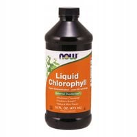 Chlorofil Płynny NOW FOODS 473ml Mint Detoks Oczyszczanie Trawienie