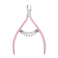 YOU BEAUTY Cążki do skórek LOVE COLORS LINE Różowe 5mm - 25112