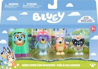 BLUEY Blue Babcie Zestaw figurek piesków 4-pack