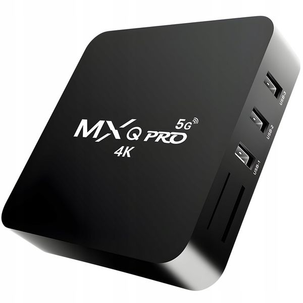 SMART TV BOX 8GB MXQ PRO 4K DEKODER Android 11.1 WIFI MULTIMEDIA + zdjęcie 1