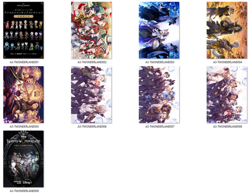 Plakaty Twisted Wonderland DO WYBORU na Arena.pl