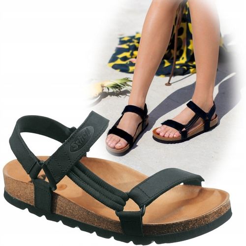 SCHOLL sandały, buty profilowane czarne HEAVEN na Arena.pl