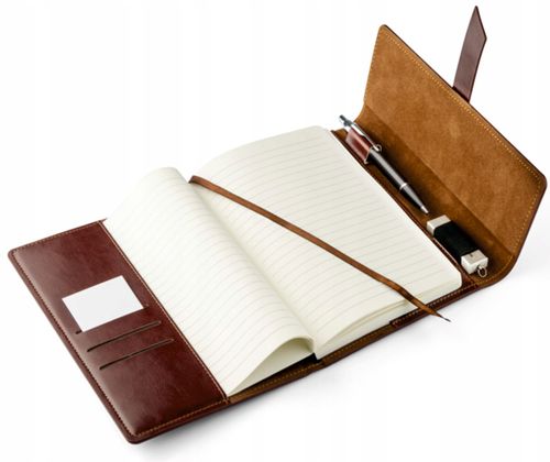 Notatnik A5 notes planer skórzany PERSONALIZOWANY GRAWER dla lekarza + imię na Arena.pl