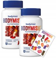 2x BODYMAX BODYMISIE żelki ODPORNOŚĆ witaminy DLA DZIECI o smaku coli 60szt