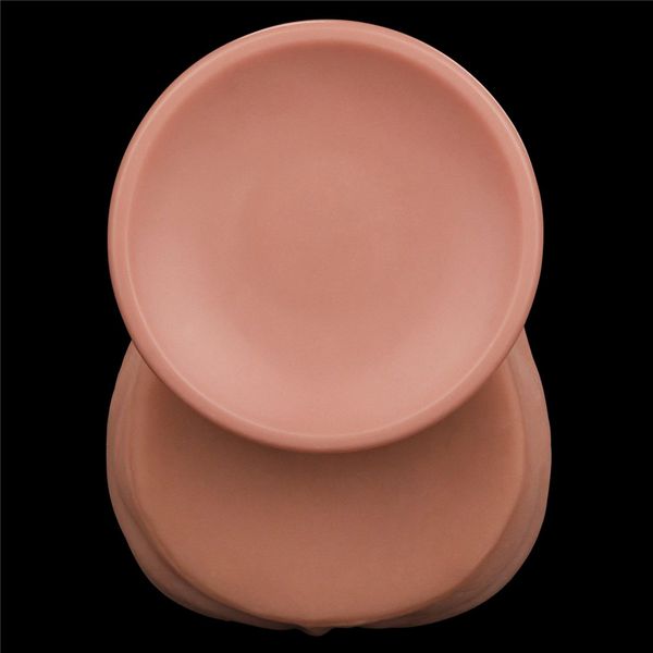 14'' King Sized Sliding Skin Dual Layer Dong zdjęcie 9