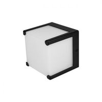 CZARNA OPRAWA ARCHITEKTONICZNA CUBE-1 IP54 15W GX53 LED