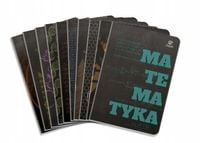 Komplet 10 zeszytów A5 64k z GEOMETRIĄ ze ściągami