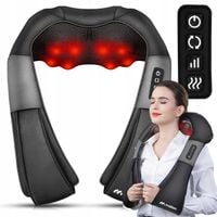 MASAŻER DO SZYI KARKU CIAŁA STÓP PLECÓW SHIATSU PAS MASUJĄCY GRZEJĄCY