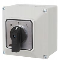 ŁĄCZNIK KRZYWKOWY 0-Y-T 40A 3P GWIAZDA TRÓJKĄT W OBUDOWIE 110x110 3F IP65