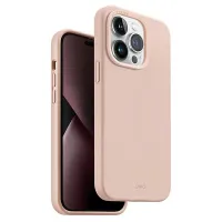 Etui UNIQ Lino Hue Magclick Charging na iPhone 14 Pro Max - różowe