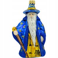 Bombka choinkowa ręcznie malowana - Czarodziej z berłem