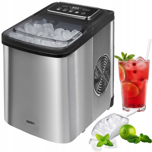 Kostkarka do lodu EBERG domowa maszyna do kostek 12kg 160W ekspresowy na Arena.pl