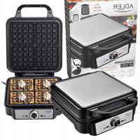 GOFROWNICA 1800W GOFROWNICA NA 4 GOFRY 1800 W czarny