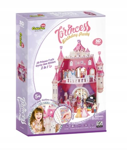 Puzzle 3D Princess Birthday Party 6221 zdjęcie 2