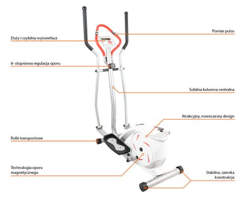 Orbitrek treningowy Vivo NS-1104E na Arena.pl