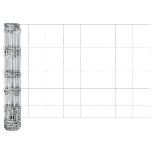 Ogrodzenie pastwiskowe Srebrny 25 x 0.8 m Stal galwanizowana na Arena.pl
