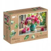 Drewniane Puzzle Milliwood Celebrating Kwitnące okno 51x34 cm 500 elementów
